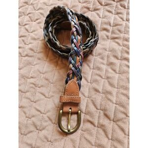 Argentina Capezio Women's Genuine Leather Braided Belt 38.5" L x 1" W, Sz ML